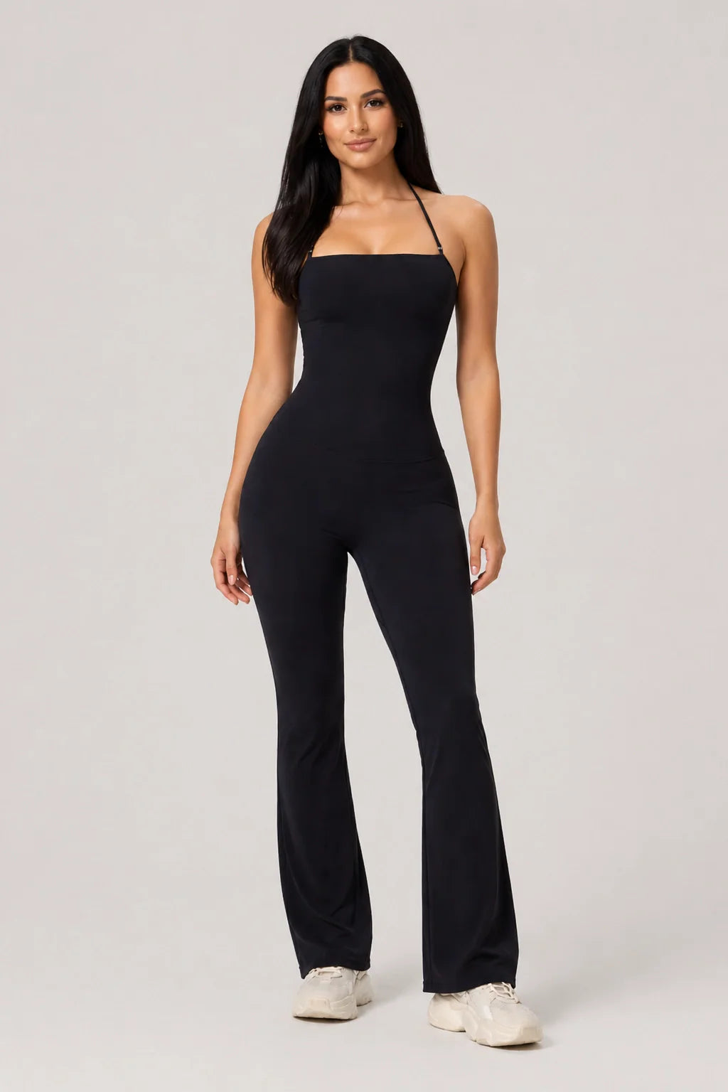 ActiveShape Jumpsuit – Combinaison Sport Sculptante Jambe Évasée