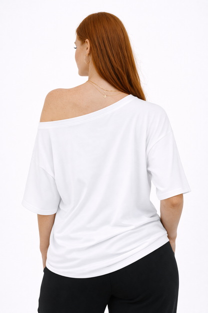 Riviera Top – Off Shoulder Fluid Feminine Top