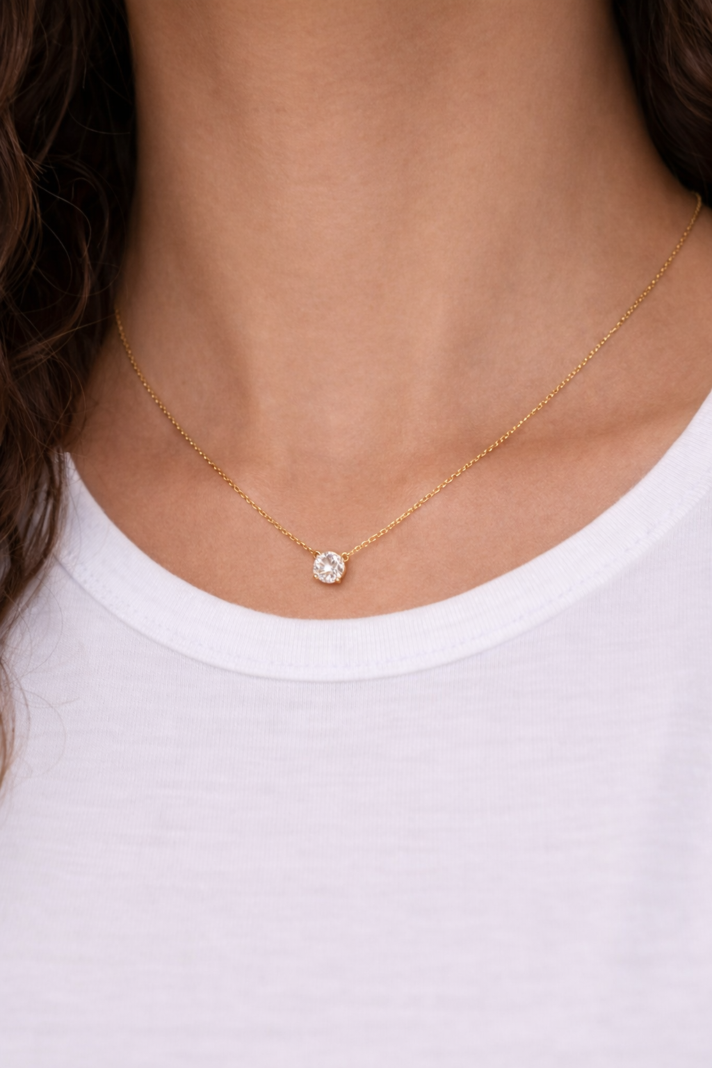 The Vayana Necklace – Collier Chaîne Dorée Délicat Femme