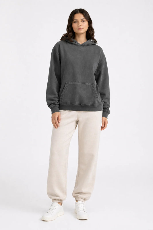 EaseLayer Hoodie – Sweat à Capuche Relax Doux Femme