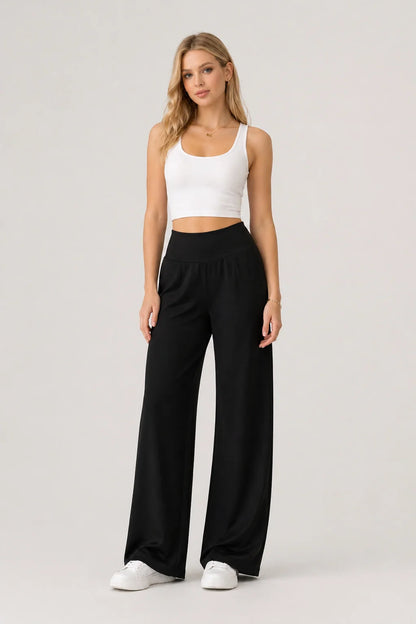 FlowDry Wide Pants – Lightweight Wide Leg Trousers