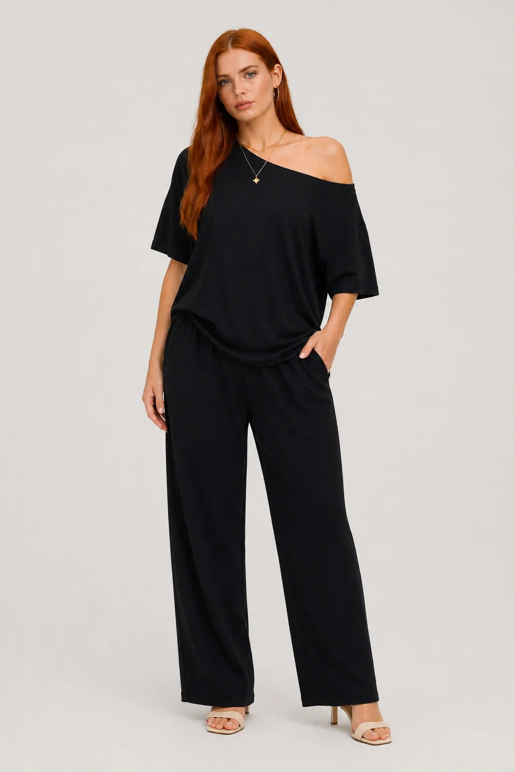 Riviera Top – Off Shoulder Fluid Feminine Top