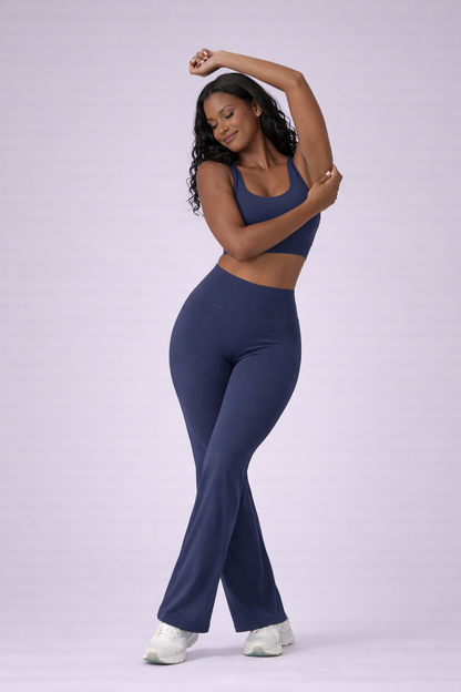 SculptFlare Pants – Pantalon Sport Taille Haute Évasé Sculptant