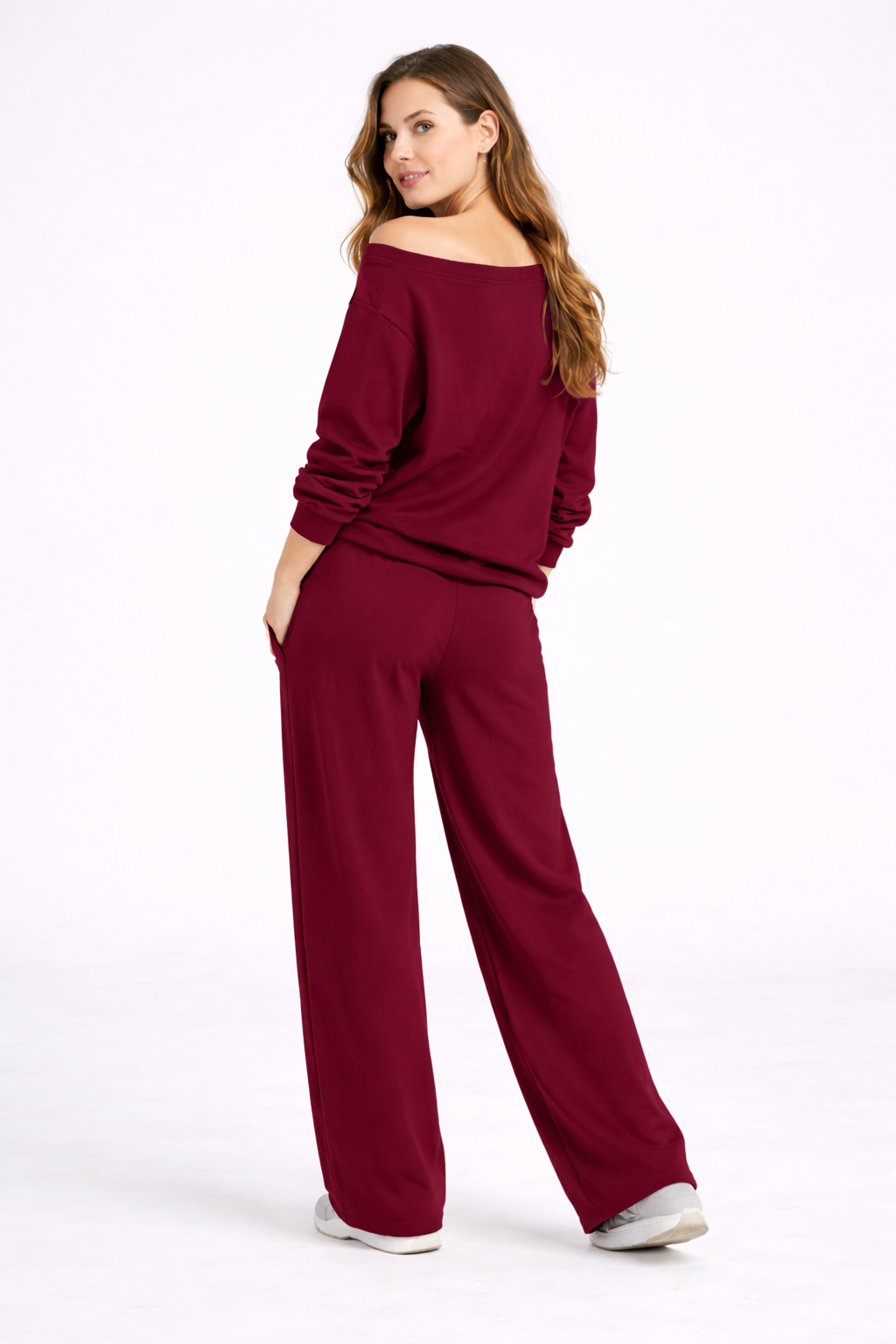 Serene Lounge Set – One Shoulder Relaxed Two Piece Set