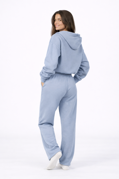 CozyMove Set – Zip Hoodie & Matching Pants Two Piece