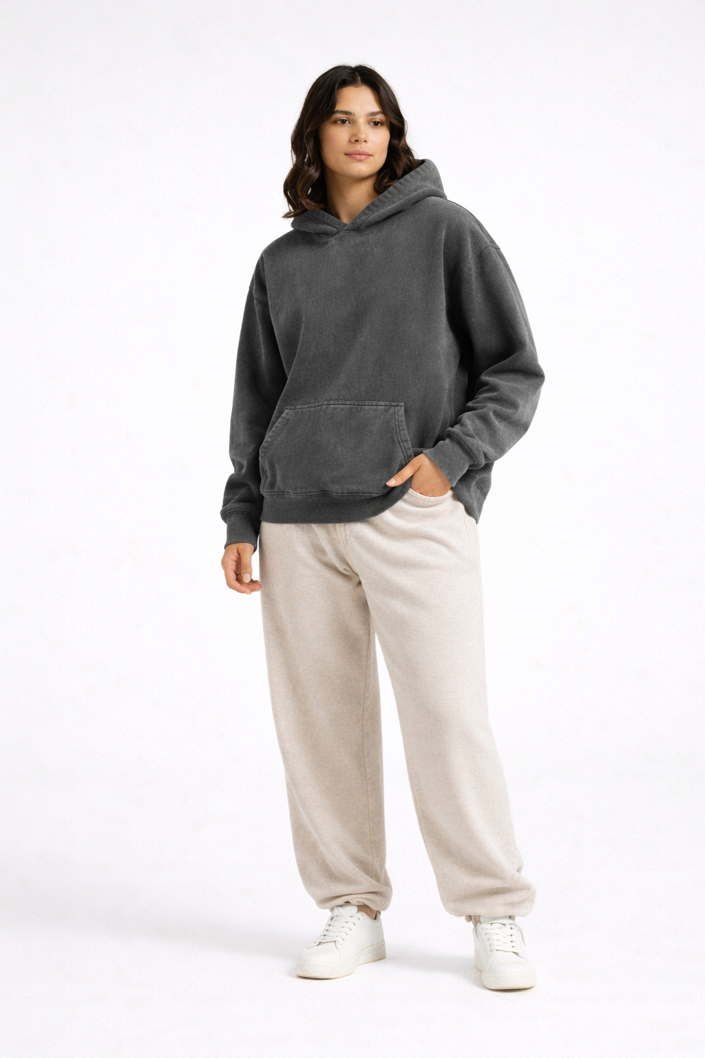 EaseLayer Hoodie – Sweat à Capuche Relax Doux Femme