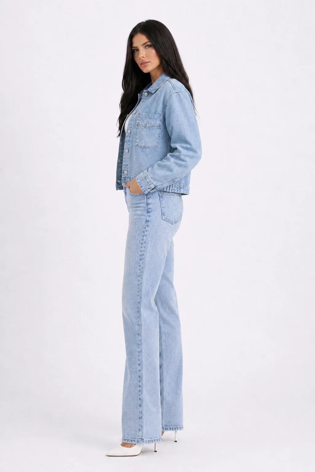 Cali Jacket – Oversized Blue Denim Jacket Women