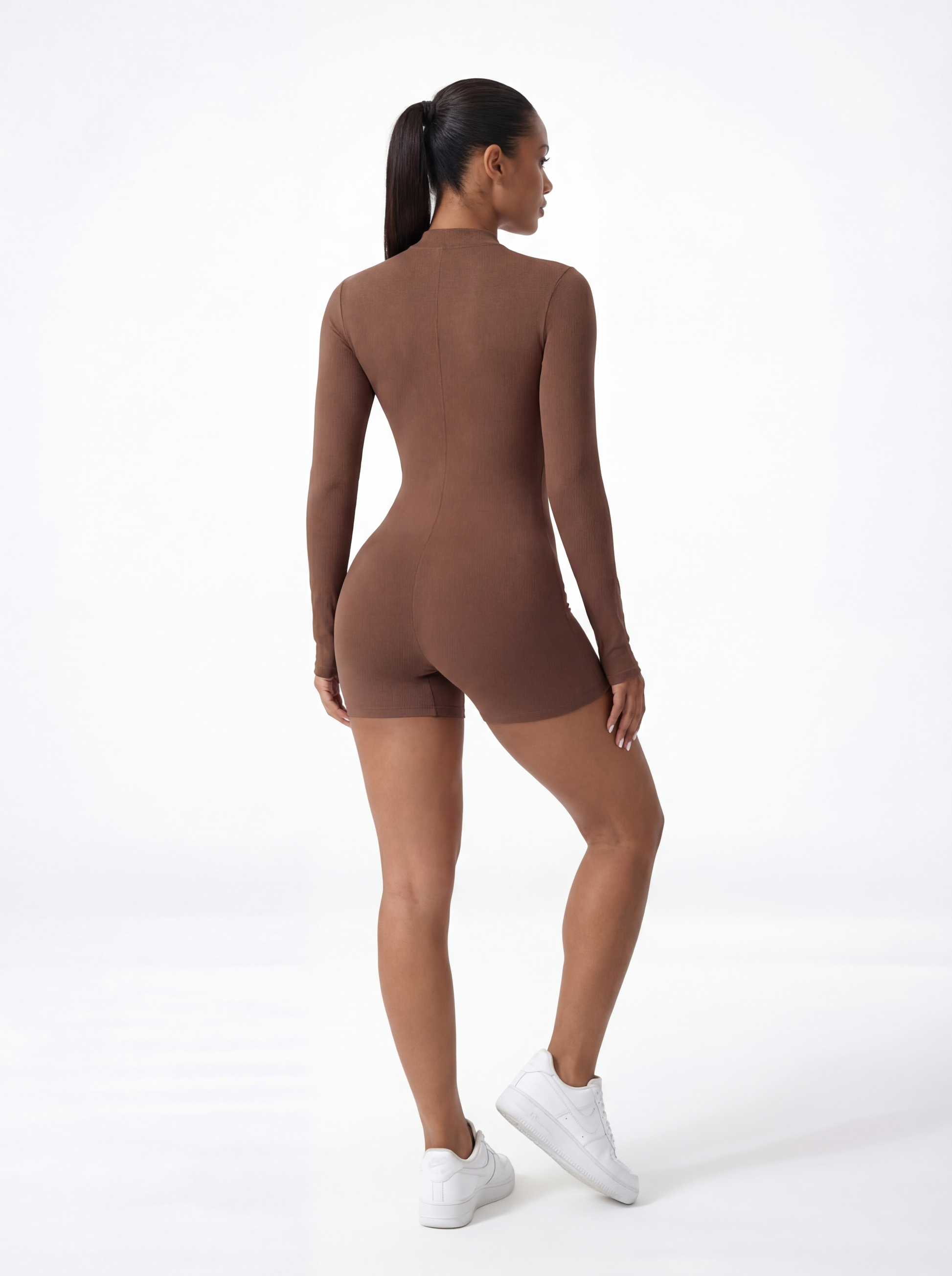 ShapeFlow Bodysuit – Body Sport Gainant Zip Manches Longues