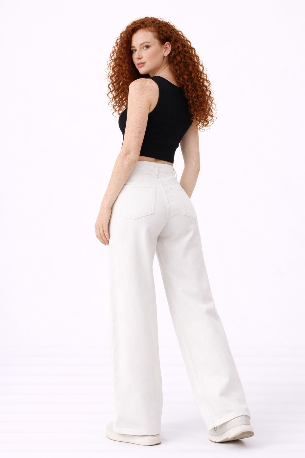 IvoryWide Jeans – Ivory White Wide Leg Denim