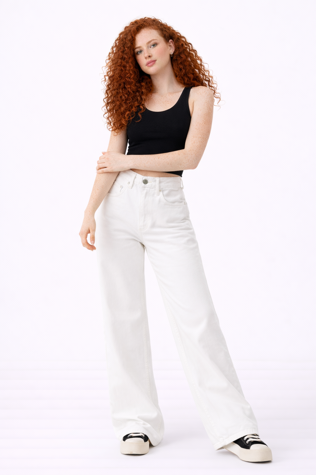 IvoryWide Jeans – Ivory White Wide Leg Denim