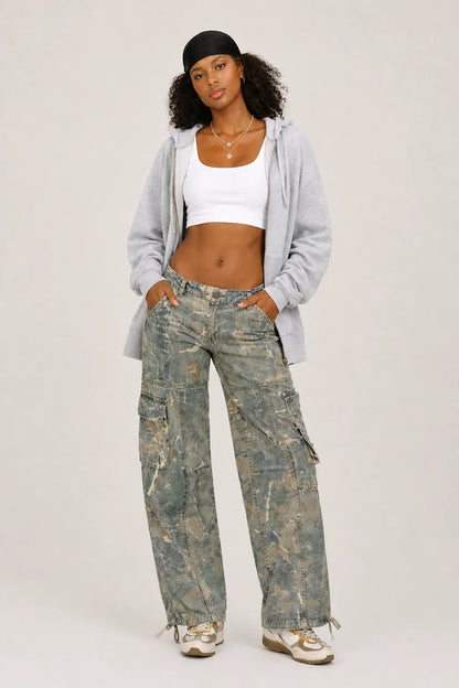 Urban Camo Cargo – Women's Camo Cargo Pants Streetwear